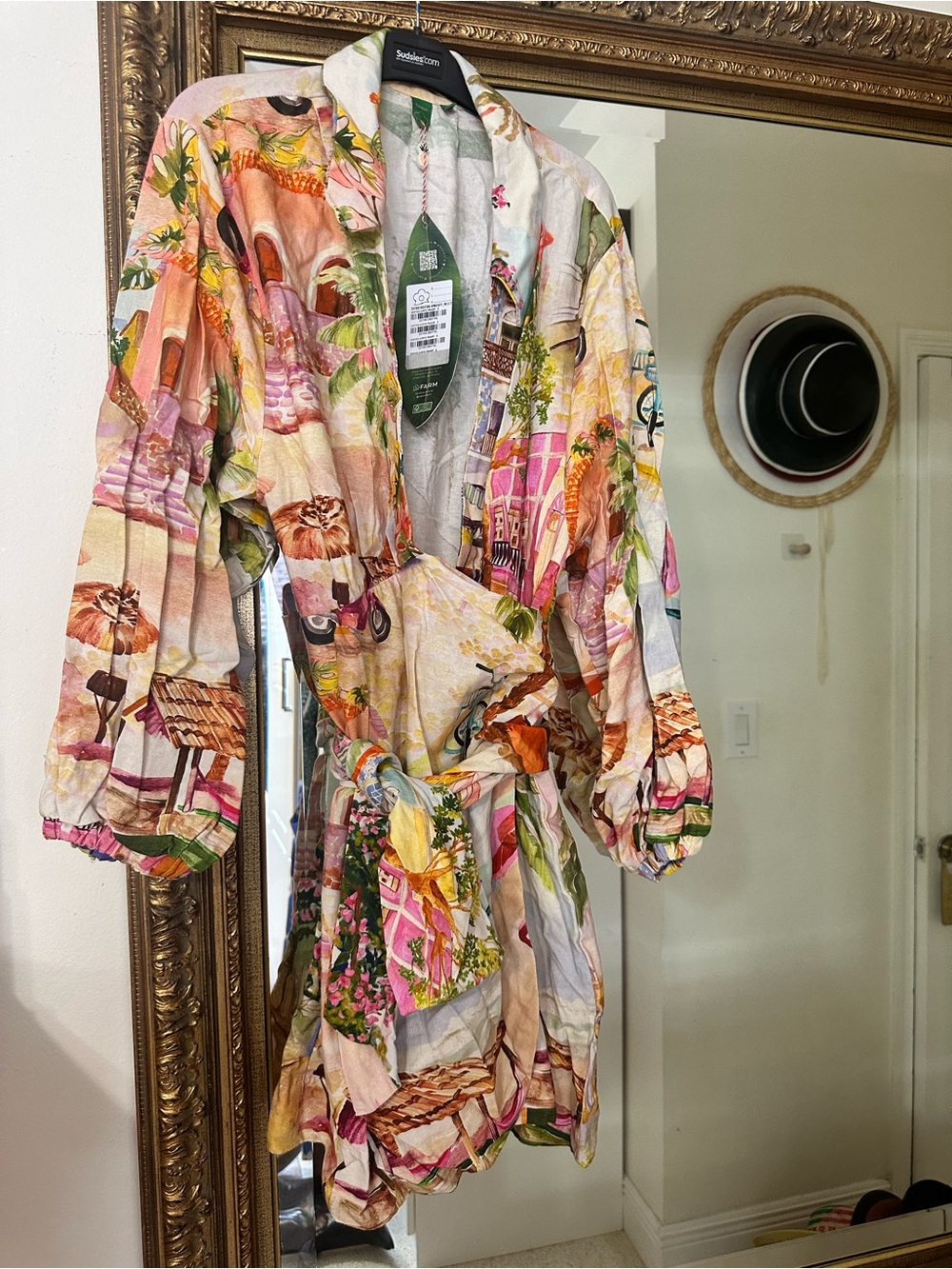 FARM Rio Aracati Tropical Print Mini Dress - Picture 2 of 7